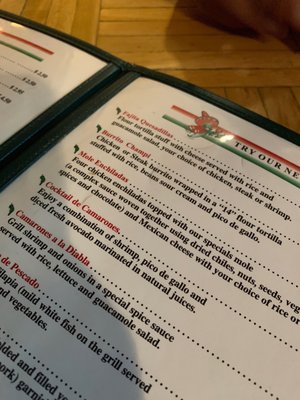 Menu photo 5 El Azteca Mexican Restaurant Attleboro, MA