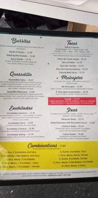 Menu photo 1 La Guacamaya Clinton, WI