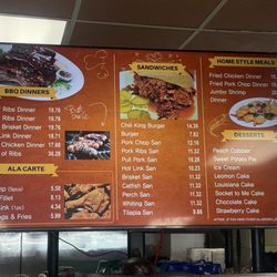 Swirk Soul Food - The menu