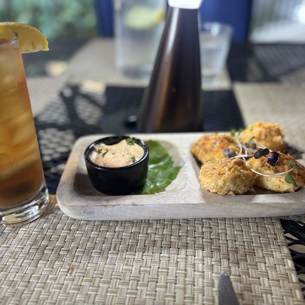 Cabernet Grill - Fried deviled egg appetizer - Seafood Near Me - Fredericksburg, Texas