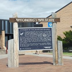 Wyoming Welcome Center - Wildlife Sign