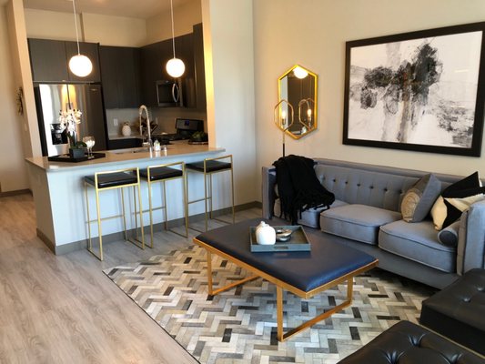 Green Leaf Lotus by null