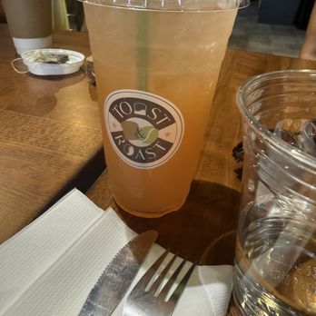 Toast And Roast - Peach iced green tea - Coffee & Tea Near Me - McHenry, Illinois Toast And Roast - Peach iced green tea - Coffee & Tea Near Me - McHenry, Illinois
