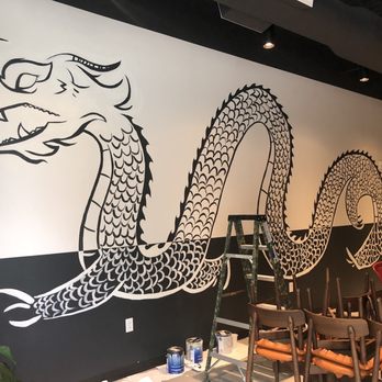 Yin Yang Tea - dragon mural - Bubble Tea Near Me - Nashville, Tennessee Yin Yang Tea - dragon mural - Bubble Tea Near Me - Nashville, Tennessee