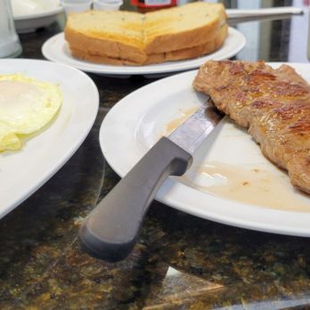 Toma's Coney Island - Steak, eggs over medium, hashbrowns - Breakfast & Brunch Near Me - Lincoln Park, Michigan Toma's Coney Island - Steak, eggs over medium, hashbrowns - Breakfast & Brunch Near Me - Lincoln Park, Michigan
