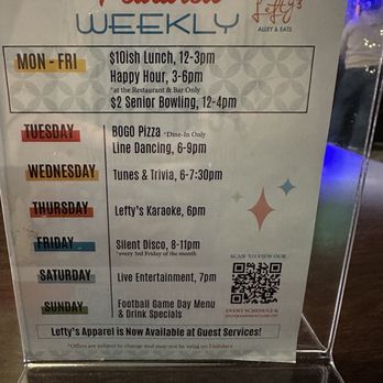 Lefty's Alley & Eats - Weekly Features - Bowling Near Me - Lewes, Delaware Lefty's Alley & Eats - Weekly Features - Bowling Near Me - Lewes, Delaware
