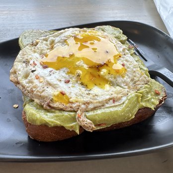 Reyna's Espresso & Sweets - Avocado toast with sunny side up egg - Cafes Near Me - Lawrenceville, Georgia Reyna's Espresso & Sweets - Avocado toast with sunny side up egg - Cafes Near Me - Lawrenceville, Georgia