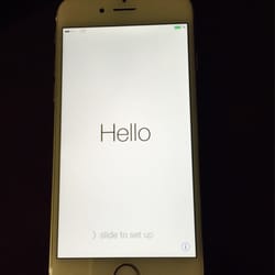 CPR Cell Phone Repair Charlotte - New glass front of an iPhone 6 with white face and gold shell.
