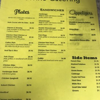 Divine Catering - Menu as of of June 21, 2018 - Caterers Near Me - Longview, Texas