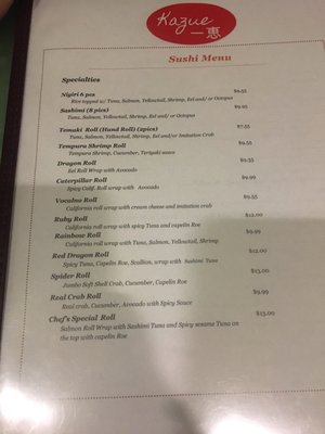 Menu photo 5 KAZUE Ramen & Sushi Bar Gettysburg, PA
