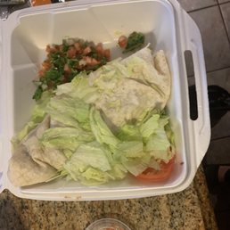 Gordo burrito without shrimp. It's sad really...