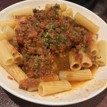Puglia Italian Restaurant - Rigatoni Bolognese - Italian Near Me - Blue Jay, California Puglia Italian Restaurant - Rigatoni Bolognese - Italian Near Me - Blue Jay, California