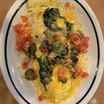 IHOP - Spinach & Mushroom Omelette - Breakfast & Brunch Near Me - Queen Creek, Arizona