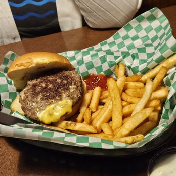 5-8 Grill & Bar - A Juicy Lucy with fries - Burgers Near Me - Champlin, Minnesota 5-8 Grill & Bar - A Juicy Lucy with fries - Burgers Near Me - Champlin, Minnesota