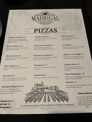 Menu photo 2 Madrigal Columbia, SC Menu photo 2 Madrigal Columbia, SC