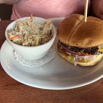 The James Kitchen and Bar - James burger with coleslaw - Whiskey Bars Near Me - Boise, Idaho The James Kitchen and Bar - James burger with coleslaw - Whiskey Bars Near Me - Boise, Idaho