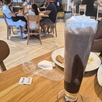 Broken Yolk Cafe - Chocolate milk with syrup - Breakfast & Brunch Near Me - Irvine, California