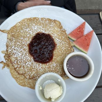 Carmel’s Hidden Gem - Swedish pancake with lingonberry compote. Twelve hours later and my wife won't stop talking about them. - New American Near Me - Carmel by the Sea, California Carmel’s Hidden Gem - Swedish pancake with lingonberry compote. Twelve hours later and my wife won't stop talking about them. - New American Near Me - Carmel by the Sea, California