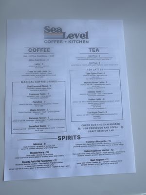 Menu photo 3 Sea Level Coffee and Kitchen Nags Head, NC