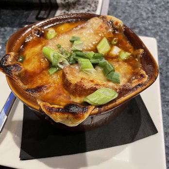 Slack's Oyster House & Grill - French Onion Soup - Cocktail Bars Near Me - Plainville, Massachusetts