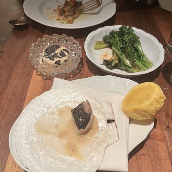 Angler - Scallop broccolini and trout - Seafood Near Me - San Francisco, California Angler - Scallop broccolini and trout - Seafood Near Me - San Francisco, California