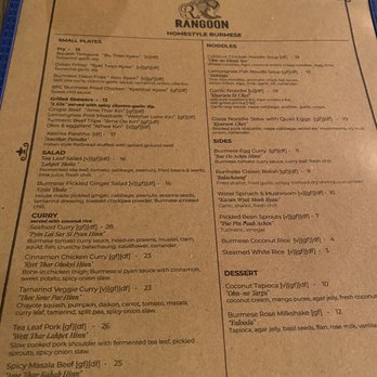 Rangoon - Chelsea - Menu - Burmese Near Me - New York, New York Rangoon - Chelsea - Menu - Burmese Near Me - New York, New York