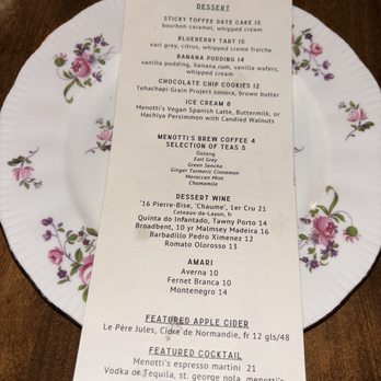 Hatchet Hall - Dessert menu as of 3/16/2025 - Cocktail Bars Near Me - Los Angeles, California