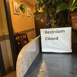 Eastern Carryout and Cafe - Closed restroom, no explanation.