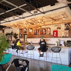 Heirloom Rustic Ales - Ordering and bar seating area