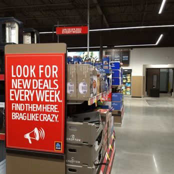 ALDI - Cookware, utensil and gadget display. - Grocery Near Me - Johns Creek, Georgia ALDI - Cookware, utensil and gadget display. - Grocery Near Me - Johns Creek, Georgia
