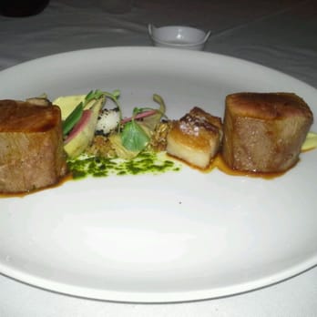 Luce - Herb crusted lamb loin with crispy lamb belly - Wine Bars Near Me - San Francisco, California Luce - Herb crusted lamb loin with crispy lamb belly - Wine Bars Near Me - San Francisco, California