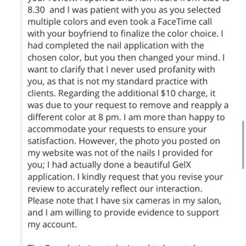 GiGi Nails & Spa - Owners response, that I did not delete. I'm pretty sure she's the only one that can - Nail Salons Near Me - Huntington Beach, California GiGi Nails & Spa - Owners response, that I did not delete. I'm pretty sure she's the only one that can - Nail Salons Near Me - Huntington Beach, California
