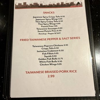 Jazz Cat Restaurant - Snack menu (Jan 2026) - Asian Fusion Near Me - Arcadia, California Jazz Cat Restaurant - Snack menu (Jan 2026) - Asian Fusion Near Me - Arcadia, California