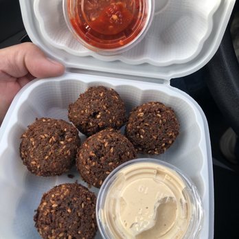 Shawarma King - Falafel - 5 for $4.99 - these came out hot and crispy and were hand made. - Halal Near Me - Castroville, California