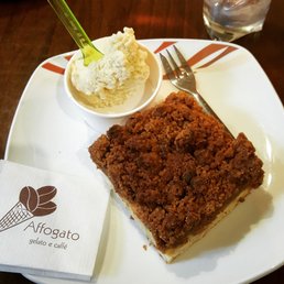 Gelato.. toffee flavor and Apple crumbcake Gelato.. toffee flavor and Apple crumbcake