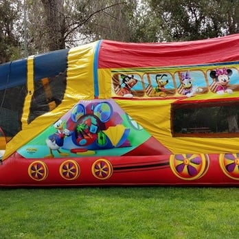 Magic Jump Rentals - Mickey's ChooChoo Express Bouncer & Slide! - Party Supplies Near Me - Sylmar, California