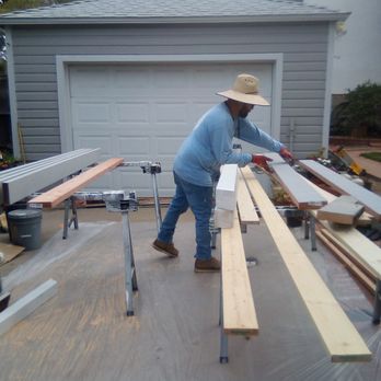 Mariners Pest Control - Nefi is organizing the new lumber that needs to be cut and painted. - Pest Control Near Me - San Diego, California