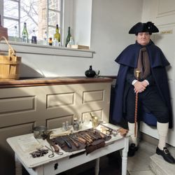 St Paul's Church National Historic Site - Excellent tour guide! Note the replica 18th century surgical tools on the table. This church once served as a hospital.