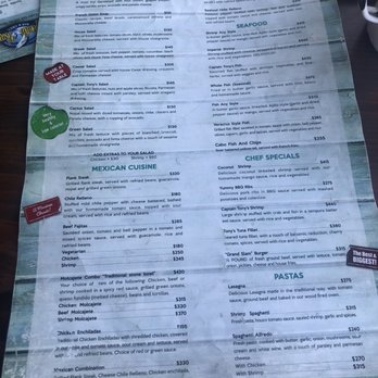 Captain Tony's - Lunch Menu - Seafood Near Me - Cabo San Lucas, BCS Captain Tony's - Lunch Menu - Seafood Near Me - Cabo San Lucas, BCS