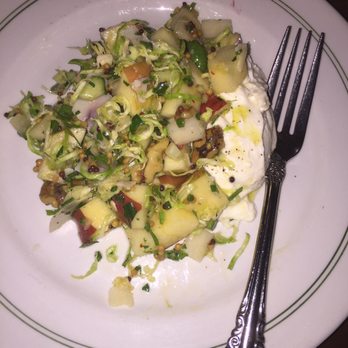 The Publican - Green Apple salad with brussell sprouts and goat cheeses - New American Near Me - Chicago, Illinois The Publican - Green Apple salad with brussell sprouts and goat cheeses - New American Near Me - Chicago, Illinois