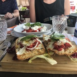 Bar Samuel - Caprese and open faced sandwich
