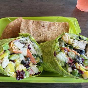 Salata - Wrap w/Chicken and Avocado Jalp Dressing - Salad Near Me - Frisco, Texas