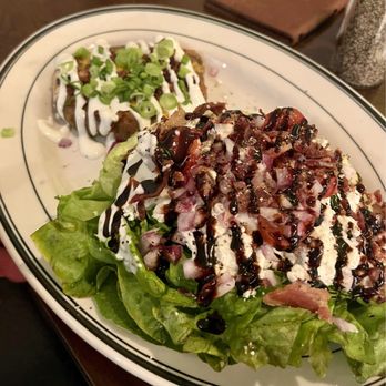 The Winston - Wedge salad yummy and loaded smashed potato - very bland - New American Near Me - Norman, Oklahoma The Winston - Wedge salad yummy and loaded smashed potato - very bland - New American Near Me - Norman, Oklahoma