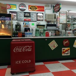 It's got that old school ice cream parlor feel It's got that old school ice cream parlor feel