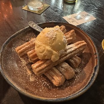 La Puerta - My free birthday churros with ice cream. So yummy! - Mexican Near Me - San Diego, California