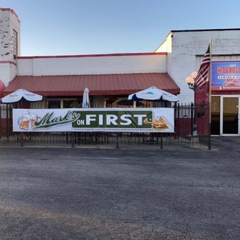 Mark’s On First - Street view of the building front. - Pizza Near Me - Gibson City, Illinois Mark’s On First - Street view of the building front. - Pizza Near Me - Gibson City, Illinois