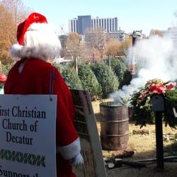 First Christian Church Disciples of Christ - Santa making the rounds