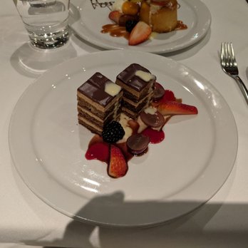 Black+Blue Vancouver - Tuxedo cake - Steakhouses Near Me - Vancouver, British Columbia