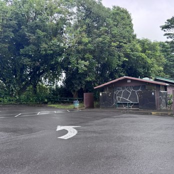 Akaka Falls State Park - This is the parking lot that also has a bathroom. - Parks Near Me - Honomu, Hawaii