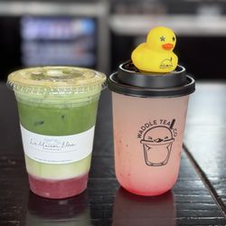 Strawberry matcha